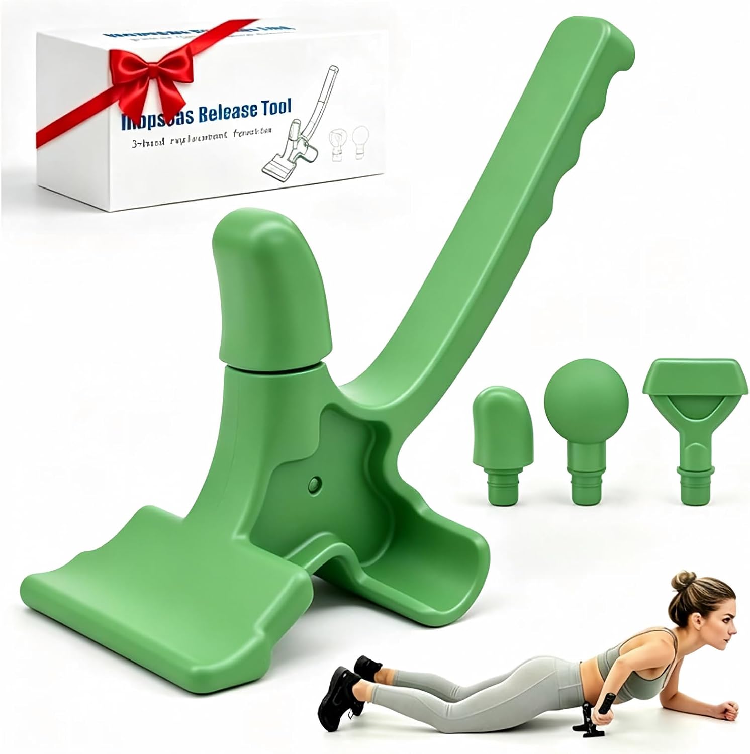Adjustable Psoas & Hip Flexor Release Tool (Green)