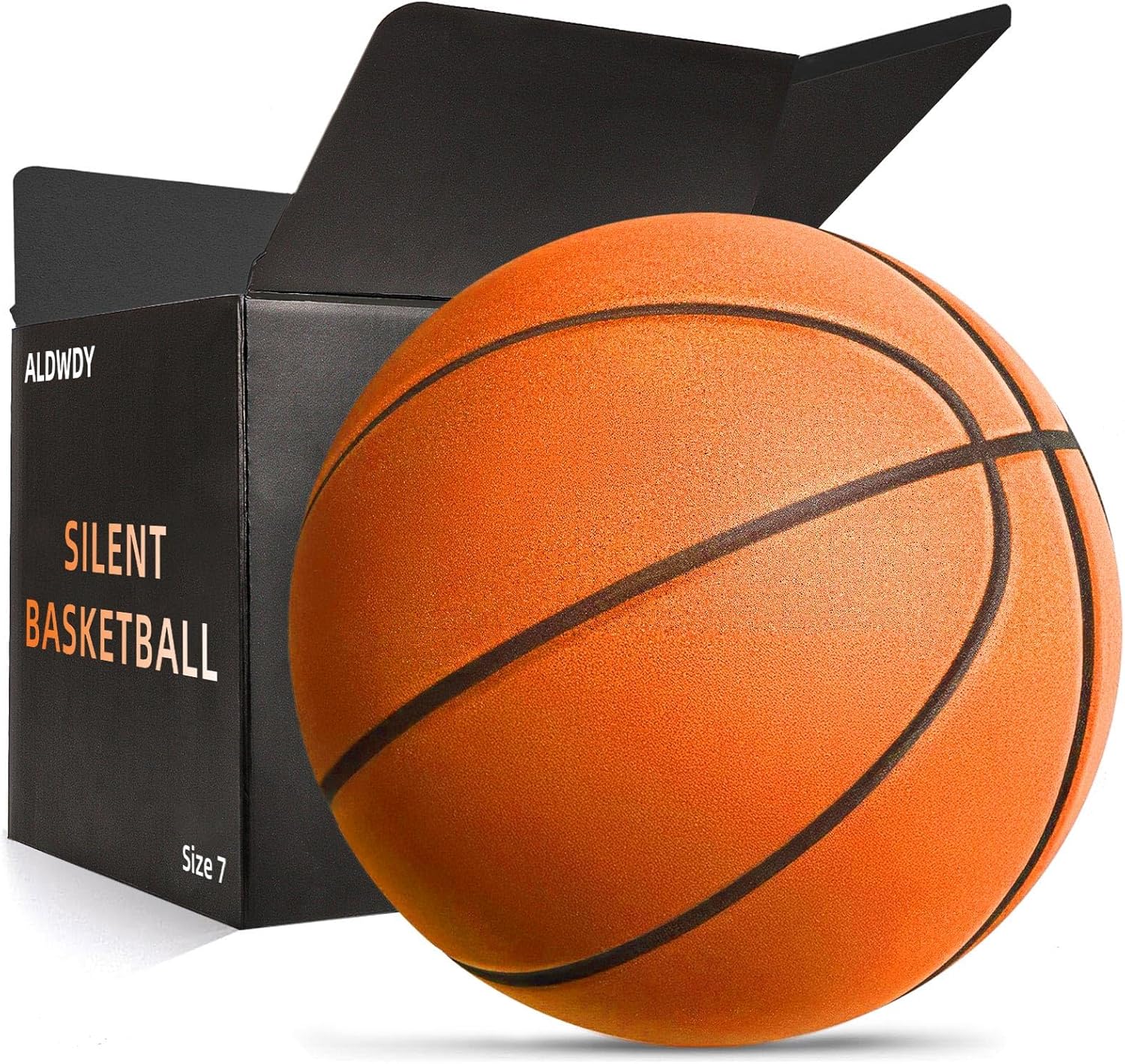 ALDWDY Silent Basketball Size 7 (29.5″) Airless Indoor Basketball