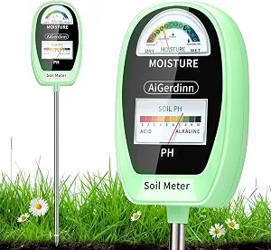 Teargreen 2-in-1 Dual-Dial Soil pH & Moisture Meter
