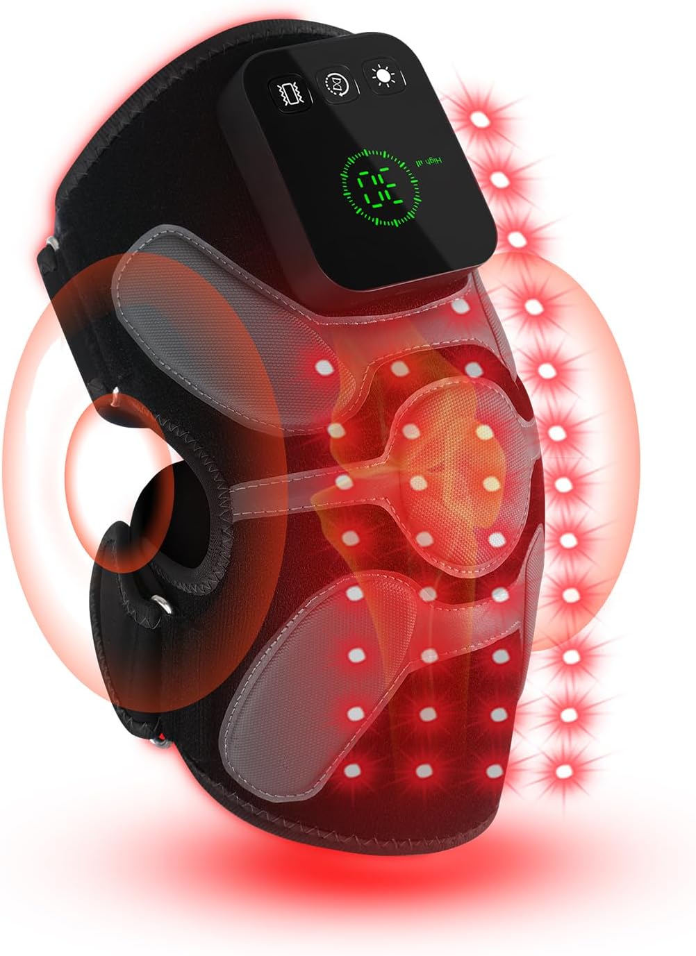 Red Light & Infrared Cordless Joint Massager with Vibration (5000mAh)