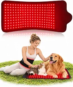 Cordless Red Light Therapy Mat for Body (10000mAh, 210 LEDs)