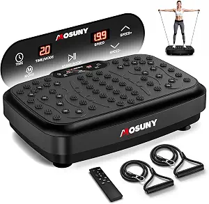 Vibration Plate Exercise Machine for Lymphatic Drainage & Weight Loss (450 Lbs Capacity)