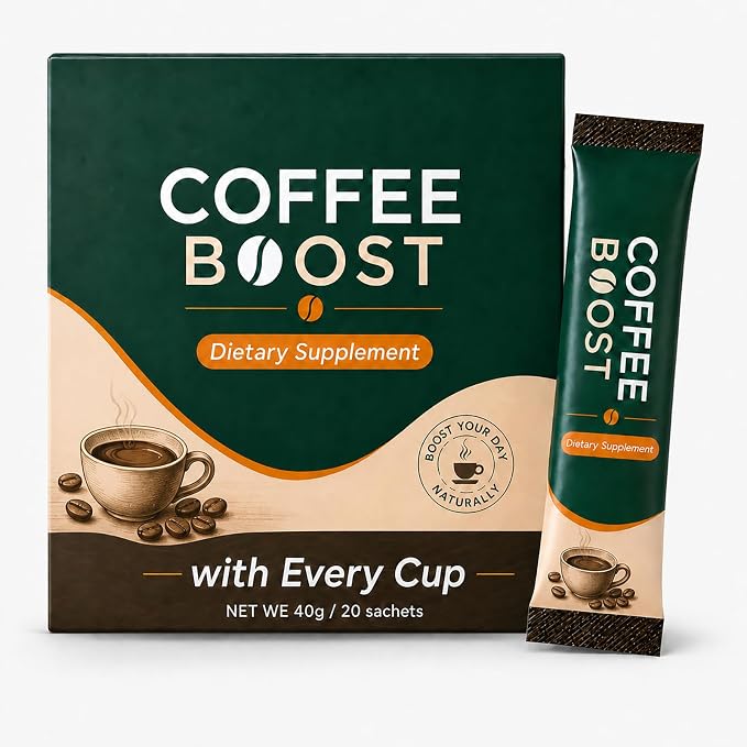 Coffee Booster Instant Coffee Drink (20 Individual Sachets)