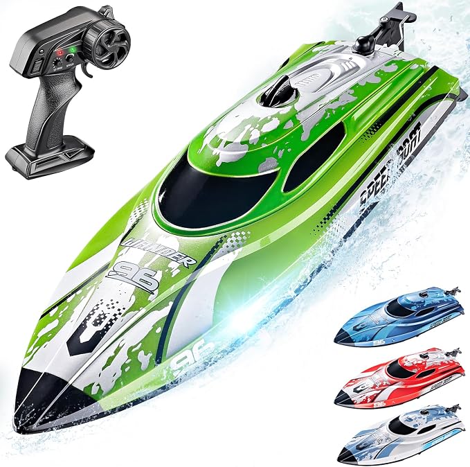 BEZGAR TX126 12-Inch Remote Control Boat for Lakes and Pools