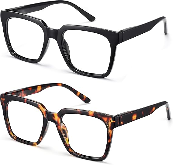 Square Blue Light Blocking Reading Glasses