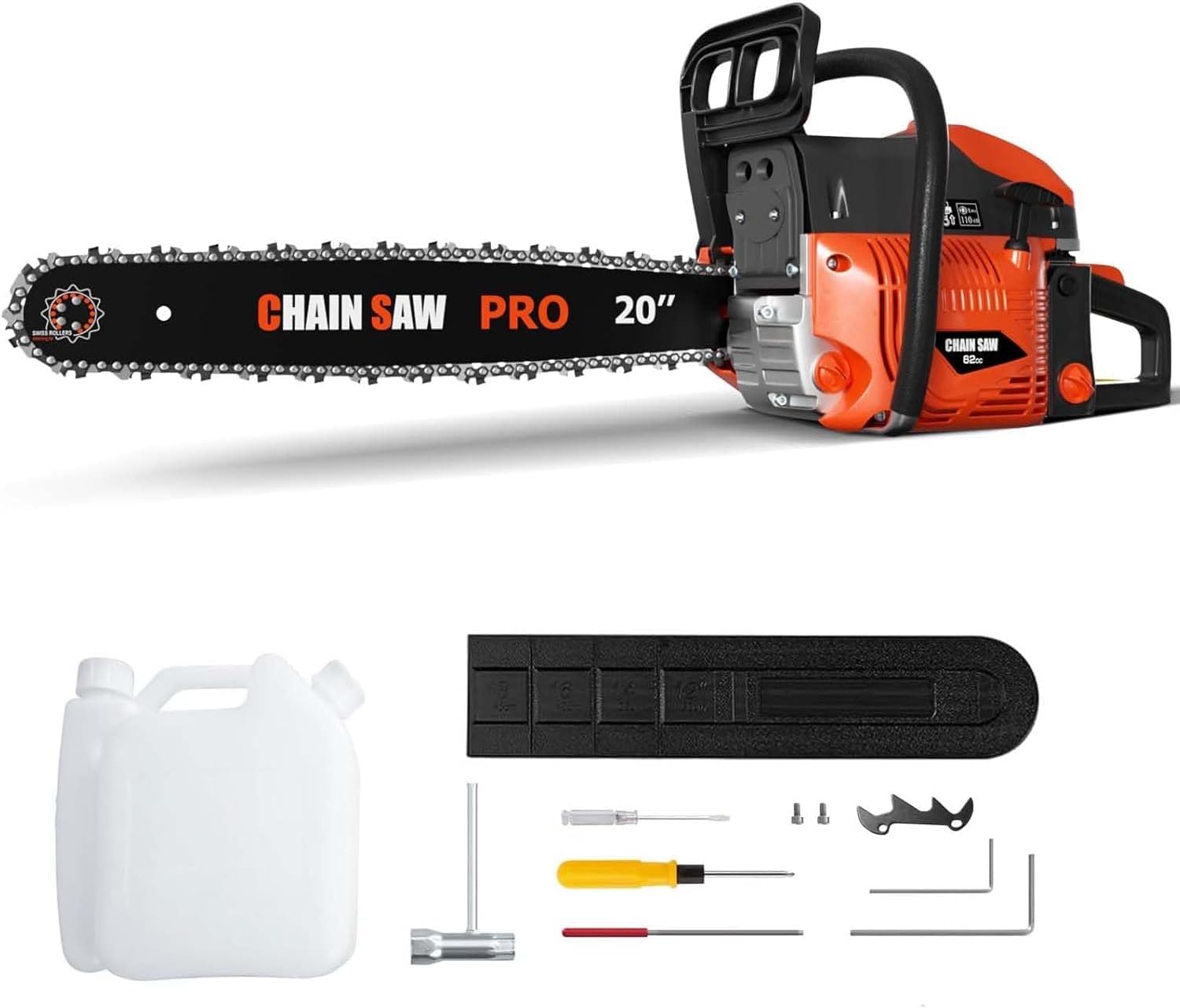 20″ 62CC Gas Powered Chainsaw Engine