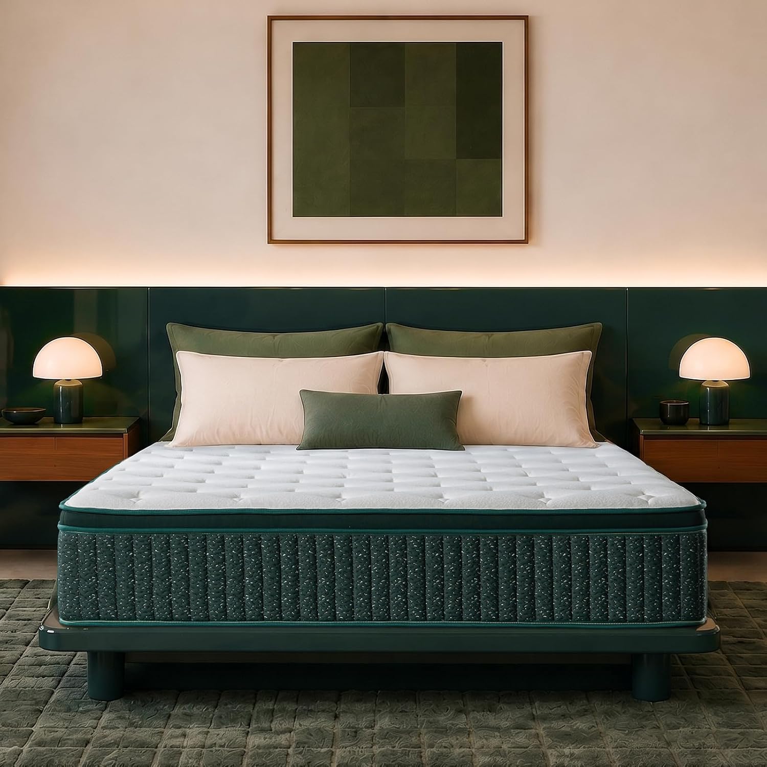 14-Inch Queen Medium-Firm Hybrid Mattress (Bed in a Box)