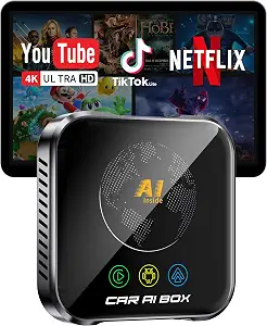 Magic AI Box Wireless CarPlay & Android Auto Adapter (Gray)