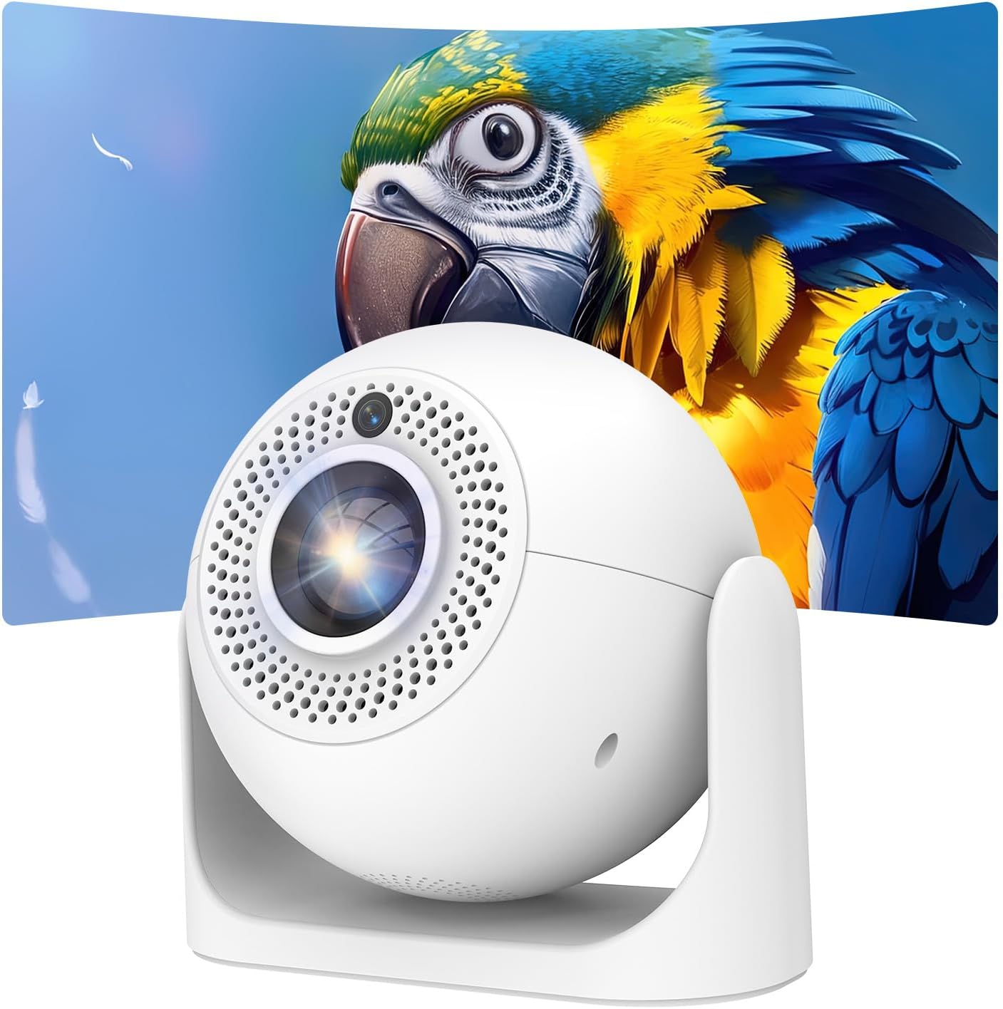 Mini Portable Window Projector with WiFi & Bluetooth (4K Support)