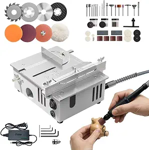MIMYTH Mini Multifunctional Portable Table Saw for Crafts