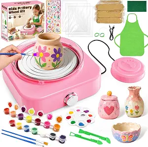Pottery Wheel Craft Kit for Kids & Beginners (Ages 6+)