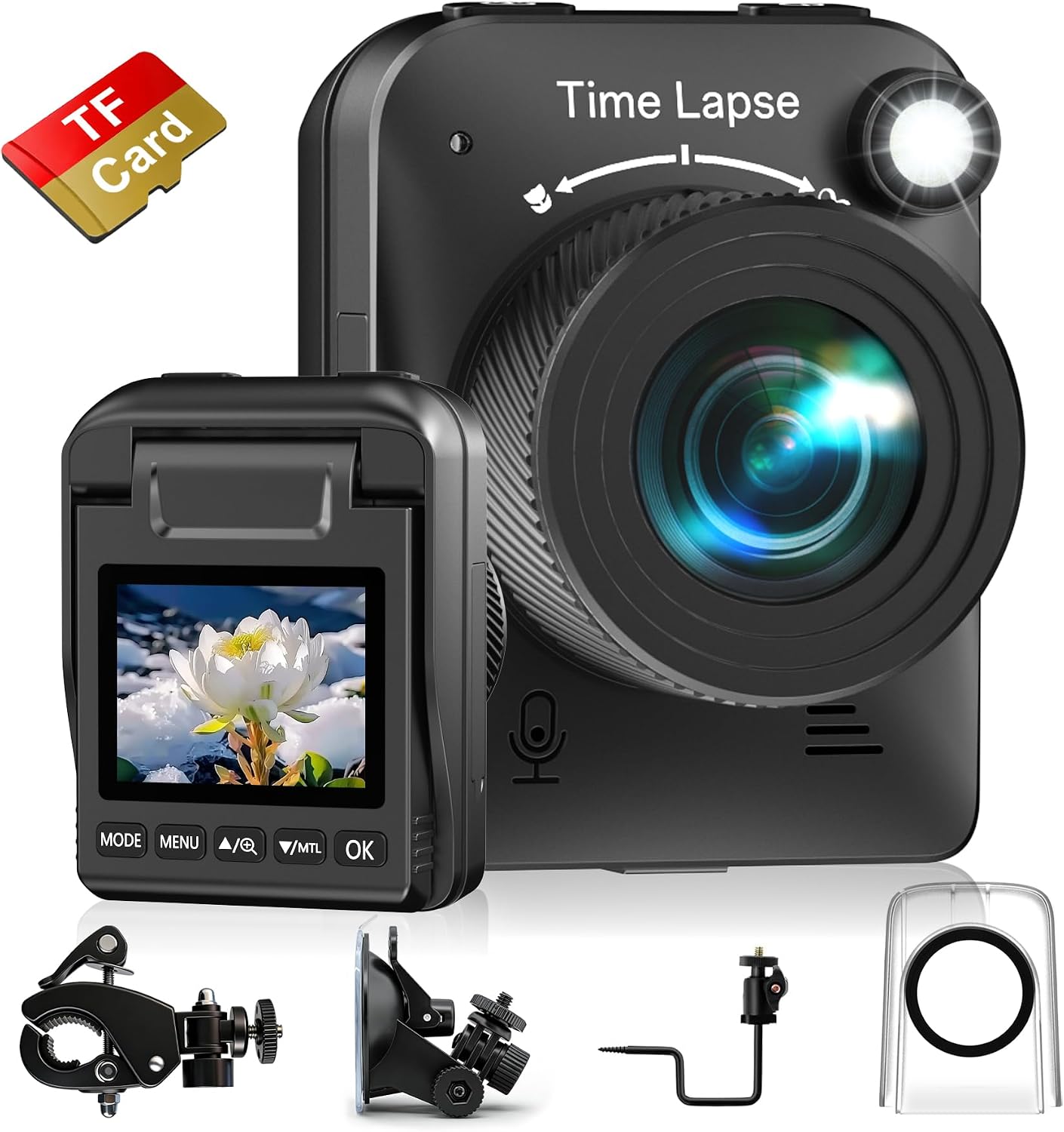 4G 4K Outdoor Time Lapse Camera with Waterproof Housing & Mounting Kit