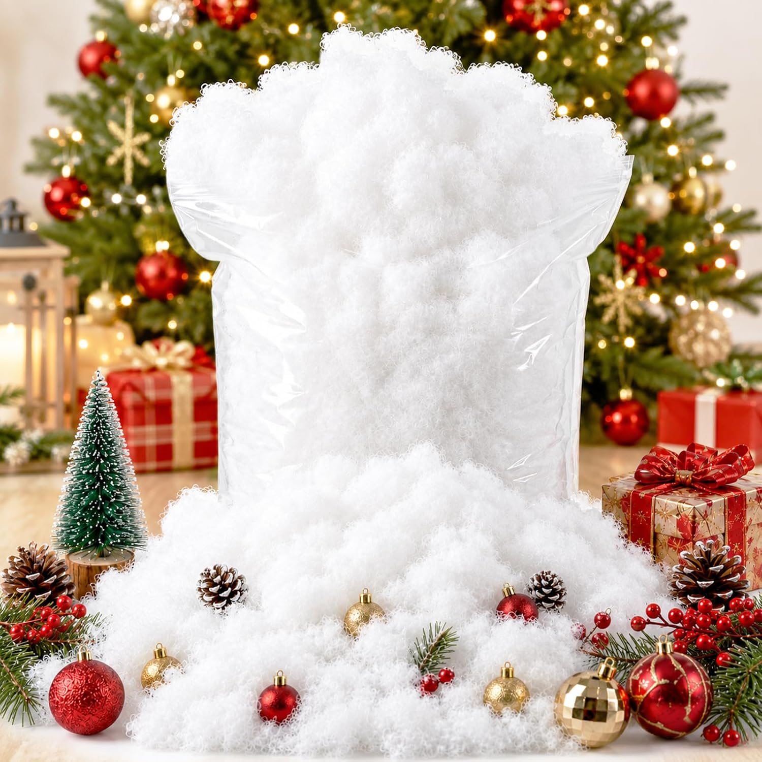 Christmas Decoration Fake Snow & Artificial White Clouds for Christmas Trees